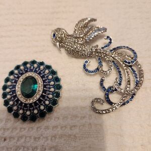 Custom Jewelry Brooches - set of 2